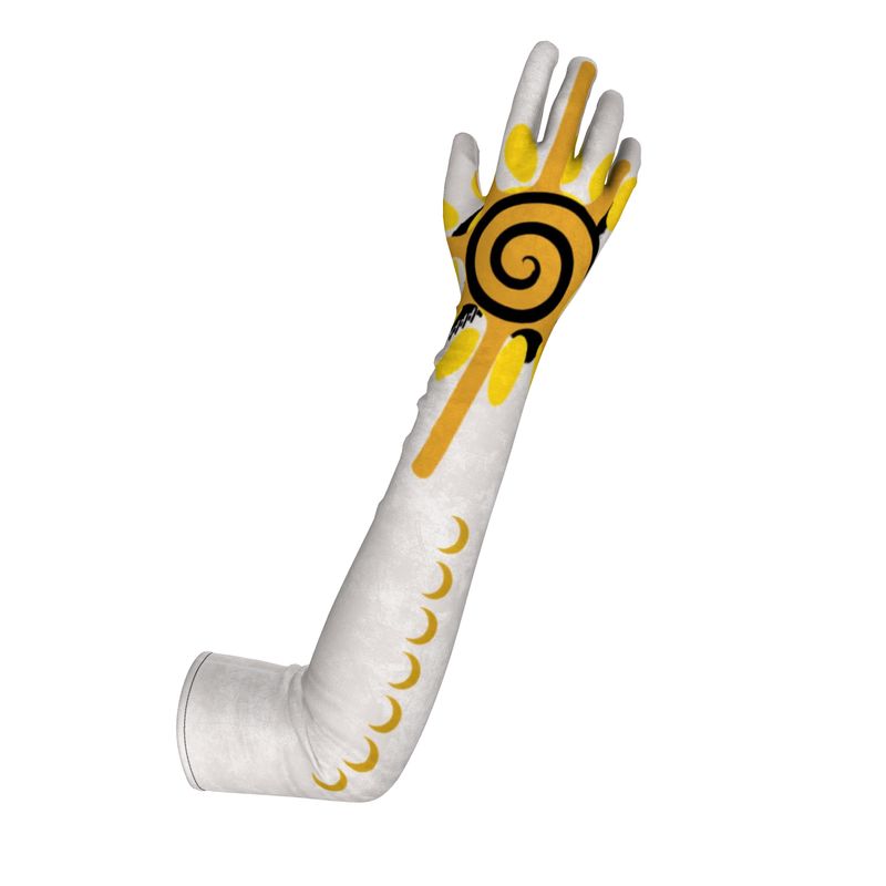 Divine White Diva Gloves