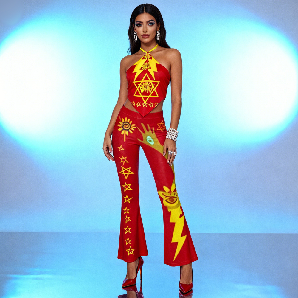 Regal Red Silk Bodice