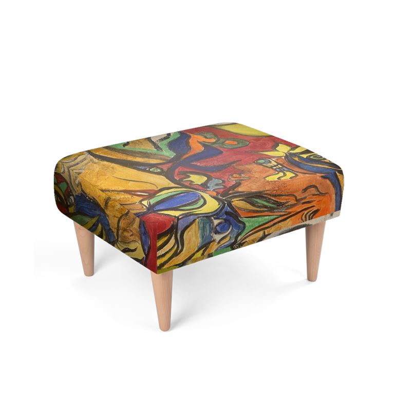 Wisticle Luxury Home Temple Footstool