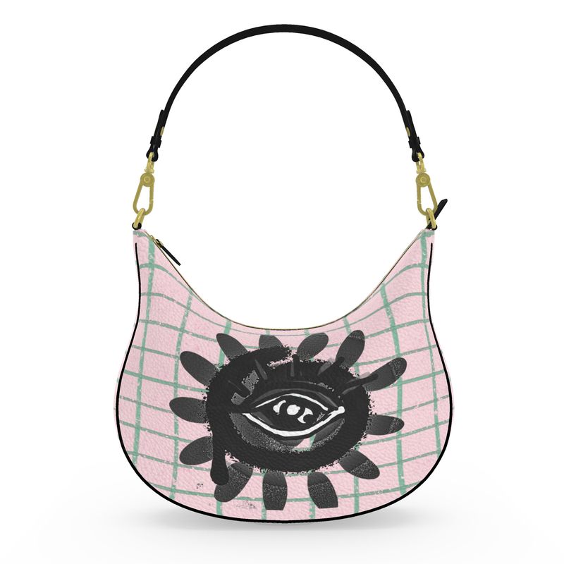 🧿 I See Your Magic Curve Hobo Bag