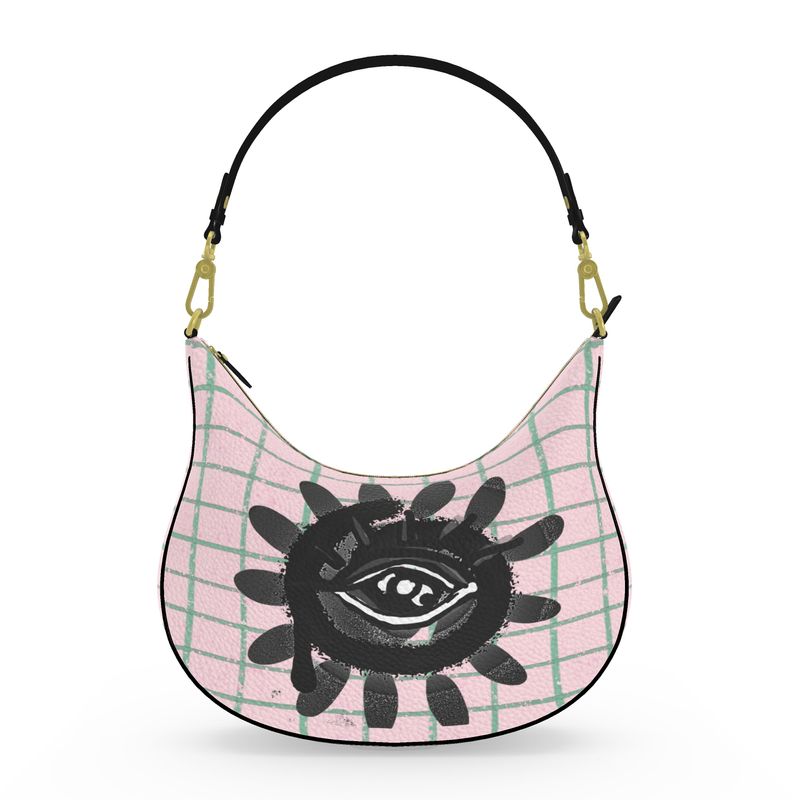 🧿 I See Your Magic Curve Hobo Bag