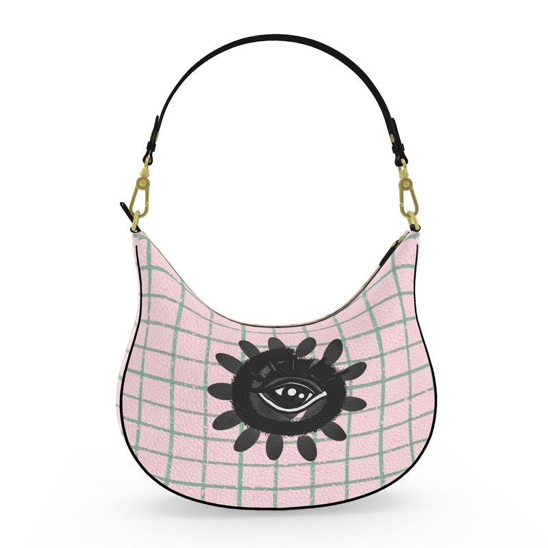 🧿 I See Your Magic Curve Hobo Bag