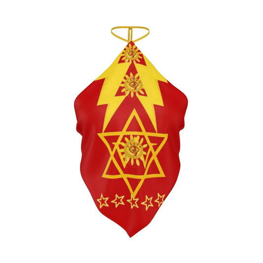 Regal Red Silk Bodice