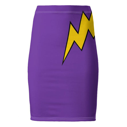 Royal Purple  Pencil Skirt